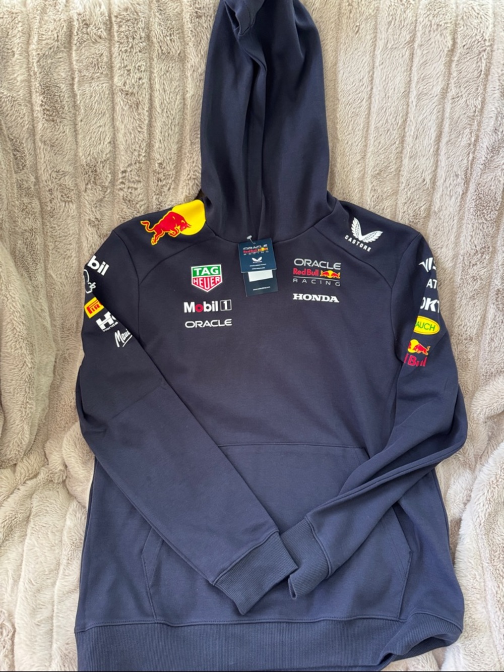 Red Bull Racing F1 Team Navy Logo Pullover Hoodie